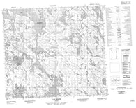 024B08 Lac Serre Canadian topographic map, 1:50,000 scale