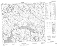 024B09 Lac Ninawawe Canadian topographic map, 1:50,000 scale