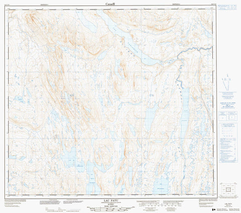 024C10 Lac Patu Canadian topographic map, 1:50,000 scale