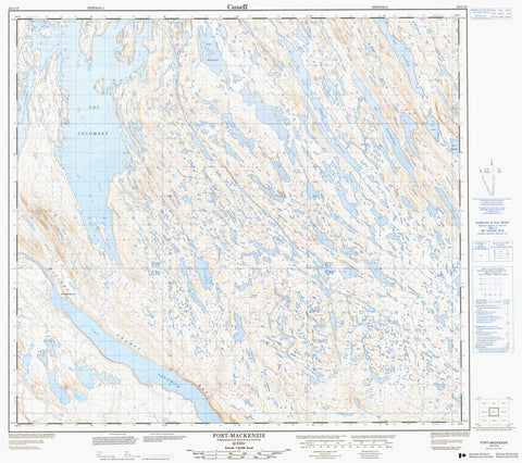 024C15 Fort Mackenzie Canadian topographic map, 1:50,000 scale