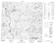 024D07 Lac Doran Canadian topographic map, 1:50,000 scale