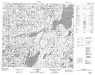 024D08 Lac Garault Canadian topographic map, 1:50,000 scale