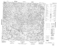 024D12 Lac Le Boux Canadian topographic map, 1:50,000 scale