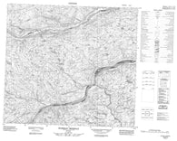 024E03 Ruisseau Missegle Canadian topographic map, 1:50,000 scale