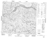 024E04 Lac Natuak Canadian topographic map, 1:50,000 scale