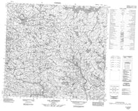 024E05 Lac Grammont Canadian topographic map, 1:50,000 scale