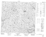 024E06 Lac Lamaletie Canadian topographic map, 1:50,000 scale