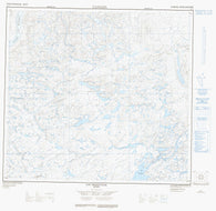 024E08 Lac Rigouville Canadian topographic map, 1:50,000 scale