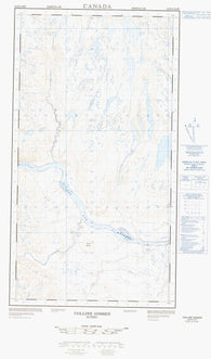 024E09E Colline Gossen Canadian topographic map, 1:50,000 scale