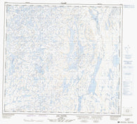 024E16 Lac Napier Canadian topographic map, 1:50,000 scale