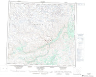 024E Lac Aigneau Canadian topographic map, 1:250,000 scale