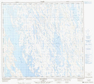 024F01 Lac Buteux Canadian topographic map, 1:50,000 scale