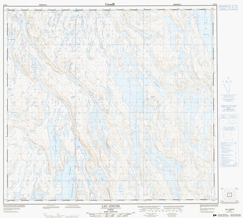 024F02 Lac Jogues Canadian topographic map, 1:50,000 scale