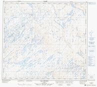 024F04 Lac Drumlin Canadian topographic map, 1:50,000 scale