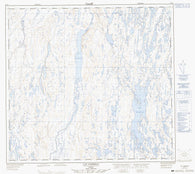 024F09 Lac Garreau Canadian topographic map, 1:50,000 scale