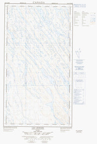 024F13E Lac Leopard Canadian topographic map, 1:50,000 scale