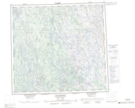 024G Lac Saffray Canadian topographic map, 1:250,000 scale