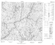 024H01 Lac Amarault Canadian topographic map, 1:50,000 scale