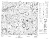 024H02 Lac Peret Canadian topographic map, 1:50,000 scale