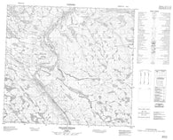 024H03 Colline Wedge Canadian topographic map, 1:50,000 scale
