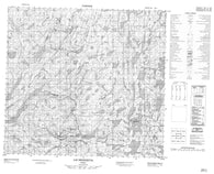 024H07 Lac Henrietta Canadian topographic map, 1:50,000 scale
