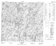 024H08 Lac Cougneau Canadian topographic map, 1:50,000 scale
