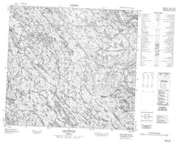 024H12 Lac Doudan Canadian topographic map, 1:50,000 scale