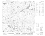 024I01 Lac Biraben Canadian topographic map, 1:50,000 scale
