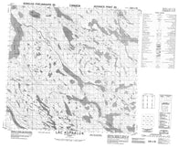 024I05 Lac Kupaaluk Canadian topographic map, 1:50,000 scale