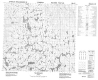 024I07 Lac Brumath Canadian topographic map, 1:50,000 scale