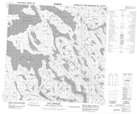 024I13 Lac Qarliik Canadian topographic map, 1:50,000 scale