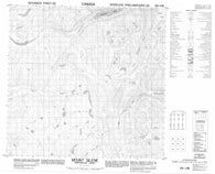 024I16 Mount Silene Canadian topographic map, 1:50,000 scale