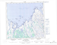 024J Lac Ralleau Canadian topographic map, 1:250,000 scale