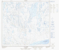 024K02 Lac Gabriel Canadian topographic map, 1:50,000 scale