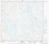 024K03 Lac Thevenet Canadian topographic map, 1:50,000 scale