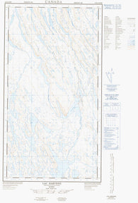 024K05E Lac Harveng Canadian topographic map, 1:50,000 scale
