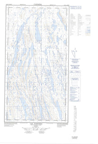 024K05W Lac Harveng Canadian topographic map, 1:50,000 scale