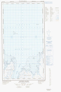 024K09E Anchor Island Canadian topographic map, 1:50,000 scale