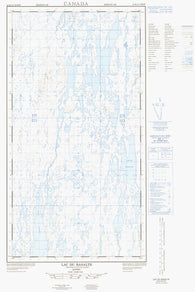 024K10W Lac Du Basalte Canadian topographic map, 1:50,000 scale