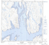 024K13 Lac Lucille Canadian topographic map, 1:50,000 scale