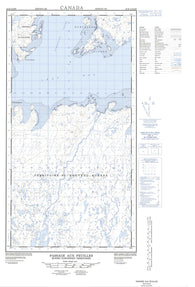 024K14E Passage Aux Feuilles Canadian topographic map, 1:50,000 scale
