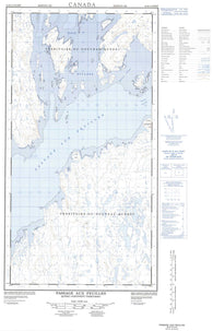 024K14W Passage Aux Feuilles Canadian topographic map, 1:50,000 scale