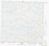 024L10 Lac Dulhut Canadian topographic map, 1:50,000 scale