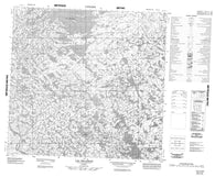 024L12 Lac Billeron Canadian topographic map, 1:50,000 scale