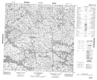 024L14 Lac Guerestin Canadian topographic map, 1:50,000 scale