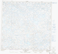 024L15 Lac Guenyveau Canadian topographic map, 1:50,000 scale