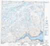 024L16 Lac Fanfan Canadian topographic map, 1:50,000 scale