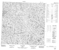 024M03 Lac Clovis Canadian topographic map, 1:50,000 scale