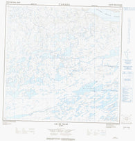 024M15 Lac De Thury Canadian topographic map, 1:50,000 scale