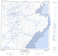 024N12 Baie De Bonnard Canadian topographic map, 1:50,000 scale